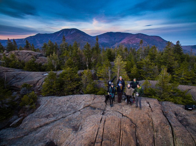 Round Mountain, at an elevation of 3070 feet, is just the right height for spring sumitting Round Mountain, at an elevation of 3070 feet, is just the right height for spring sumitting