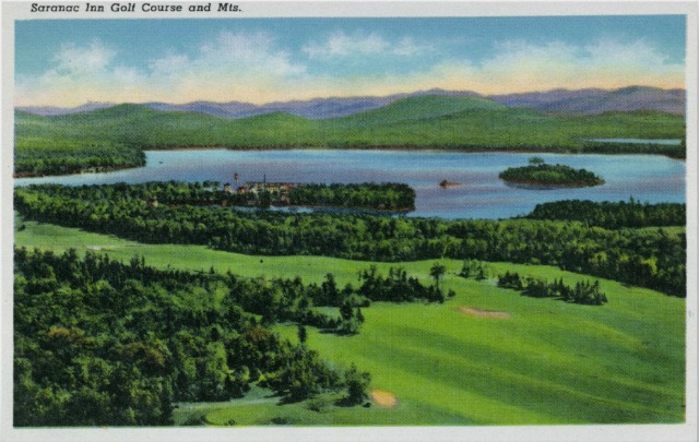 a postcard like this one would have been mailed by illustrious guests