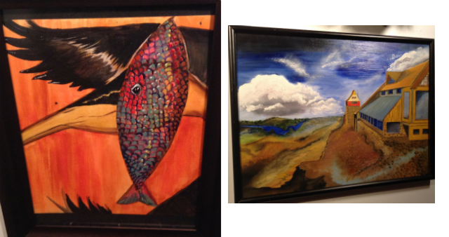 Ecuadorian elements in both these paintings Ecuadorian elements in both these paintings