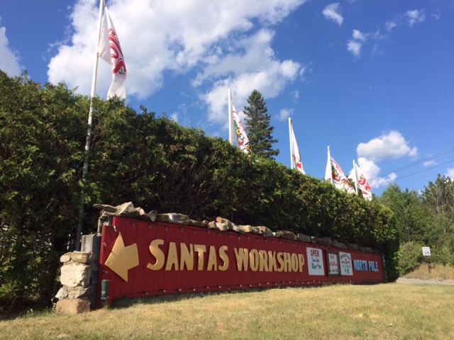 Santa's Workshop Sign