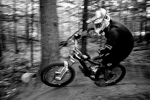 Mike likes his trail steep and gnarly!