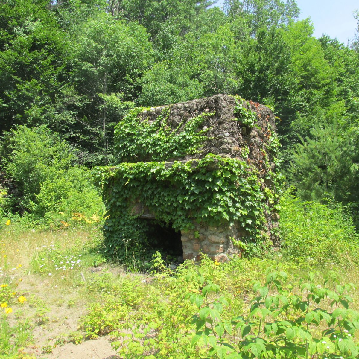 Former property of Abbot Augustus Low - beautiful stone work remains!