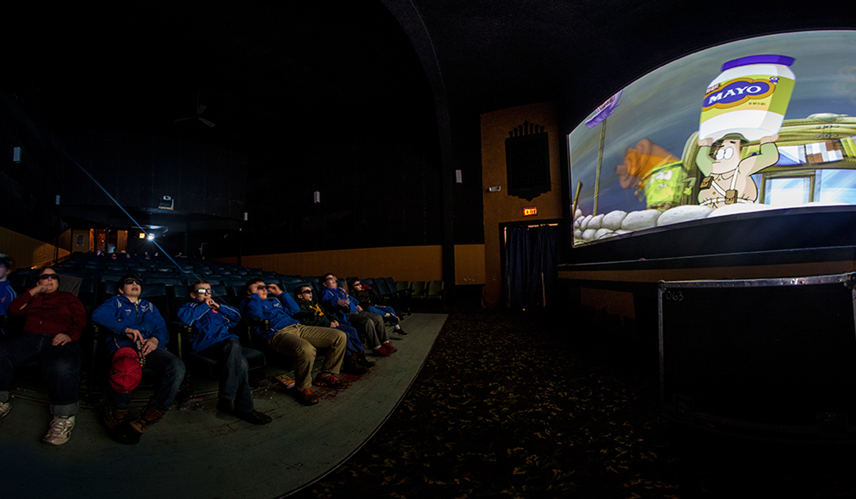 Catch a movie at the Adirondack State Theater, on Park Street in Tupper Lake (ROOST/Shaun Ondak photo)