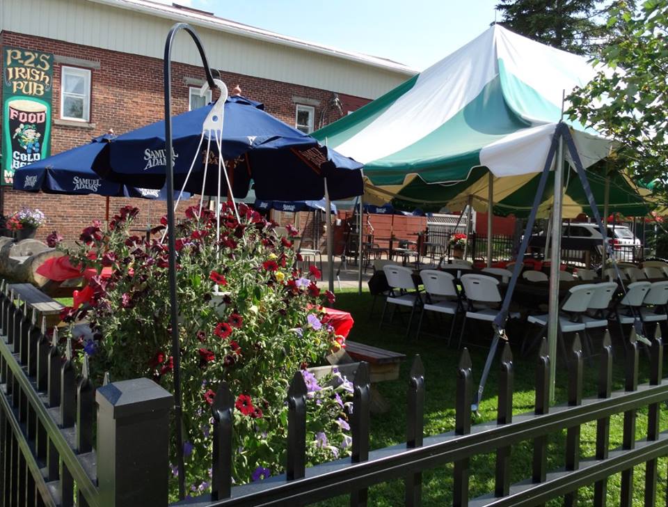 The new outdoor garden space.