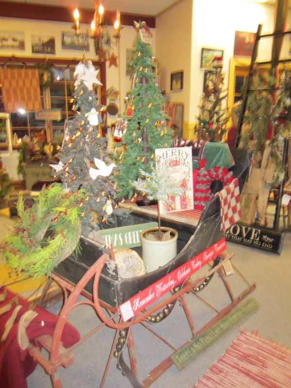 Sugar and Spice Shoppe Christmas Dicplay