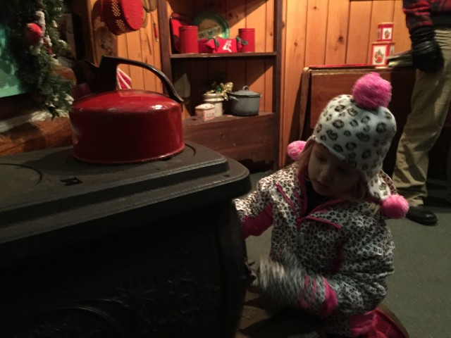 Getting ready to see Santa