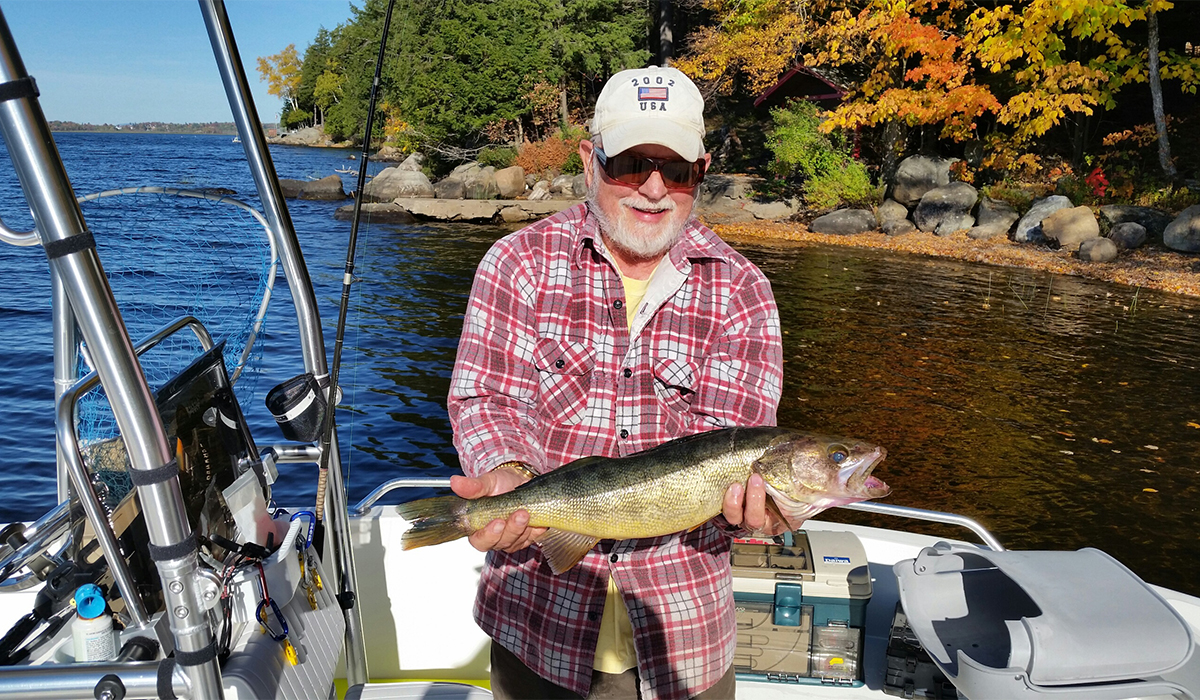 Fishing on Big Tupper Lake - photo courtesy of John Dixon Guide Services