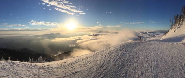 It's all about the journey but these views help.