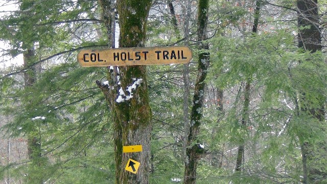 Clearly marked to complete my counter-clockwise loop.
