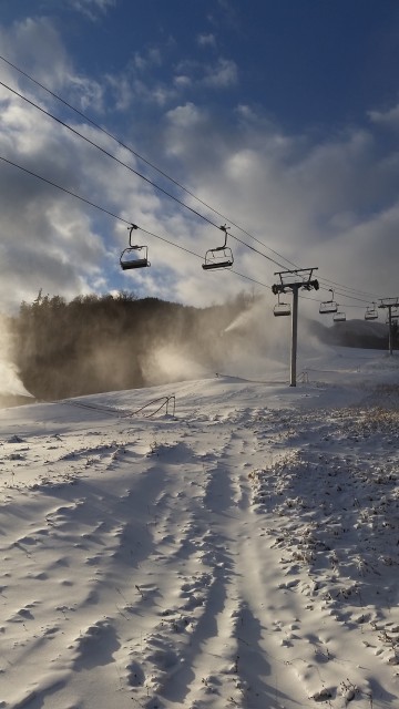 Making snow, snow, and more snow!