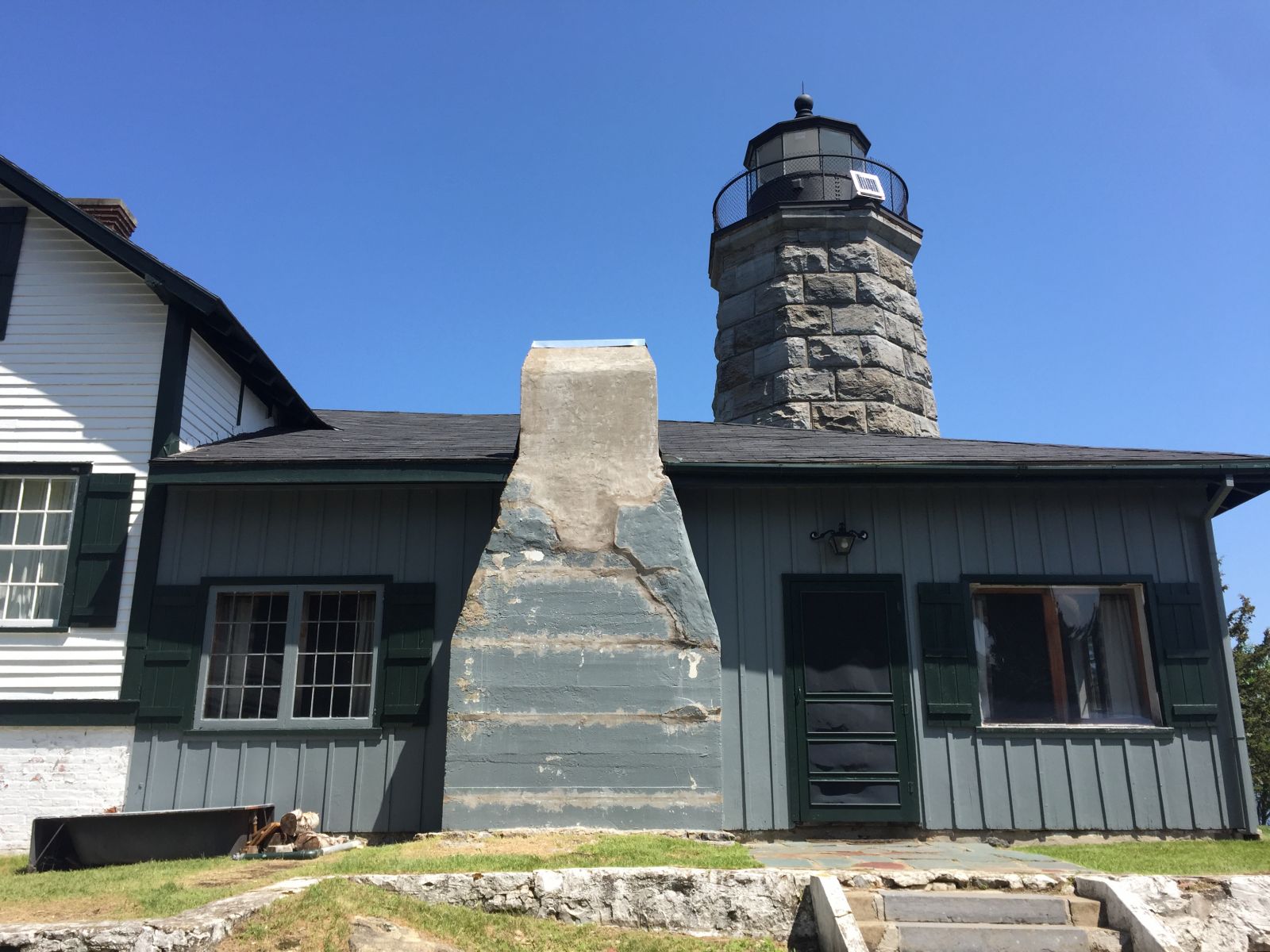 The preserved Split Rock in Essex, NY.