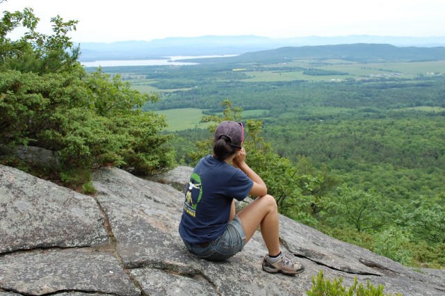 View of Split Rock from Wildway Overlook