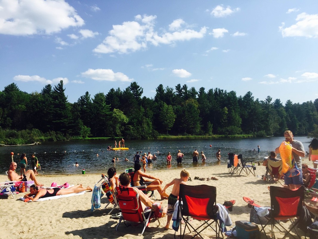 Plenty of beach enjoyment, only in the flavor of lake, not ocean.