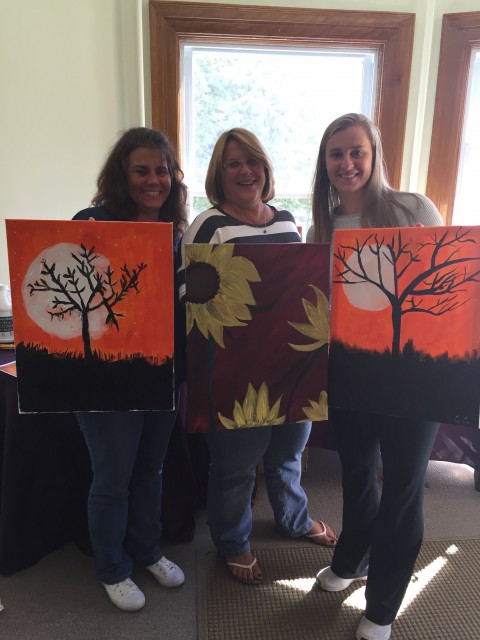Our finished products, maybe too much apple cider mimosas?