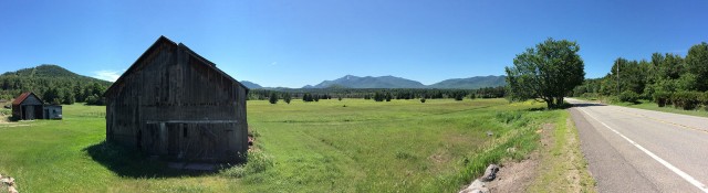Panoramic of Whiteface from 9N towards Jay
