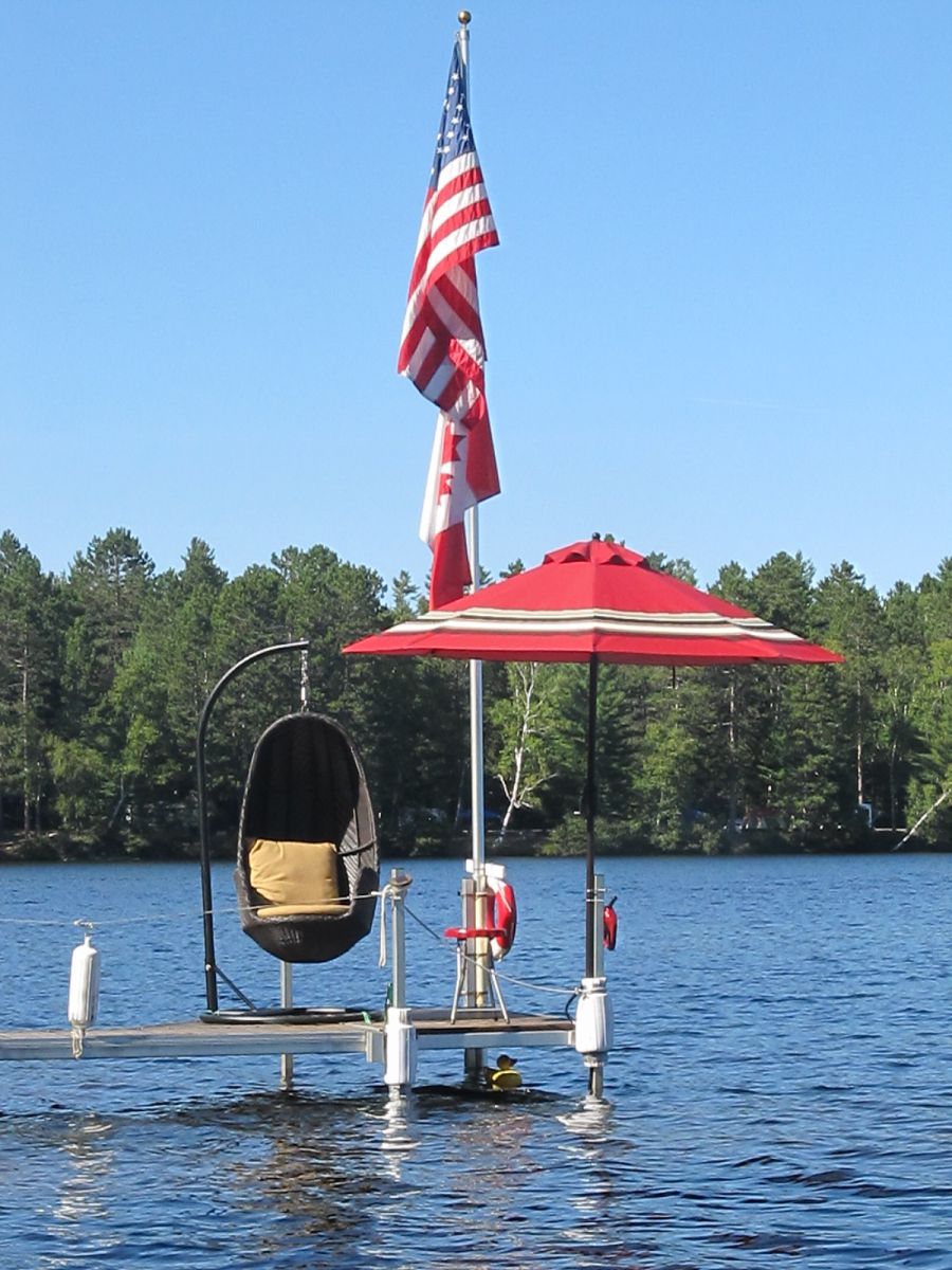 Campsite on Fish Creek Pond - looks so relaxing and inviting!