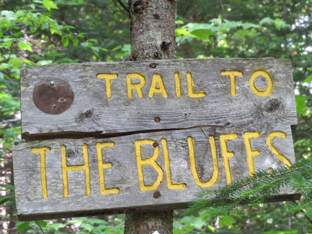 Trail to the Bluffs at Silver Lake Bog, photo by Joan Collins