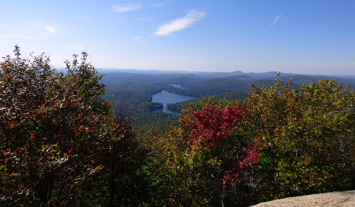 Fall view from Mount Arab in Piercefield.