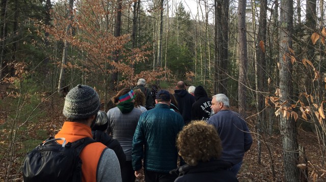 Hiking on the Blueberry Hills Trail Network