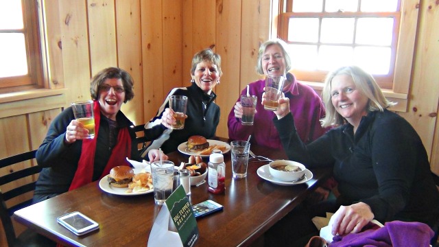 Just the place to refill after a morning of snowshoeing.