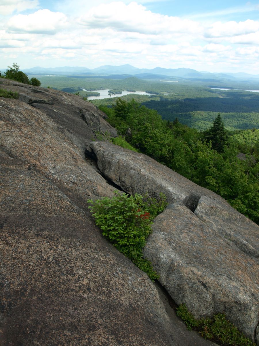 View from the rocks on St. Regis Mountain