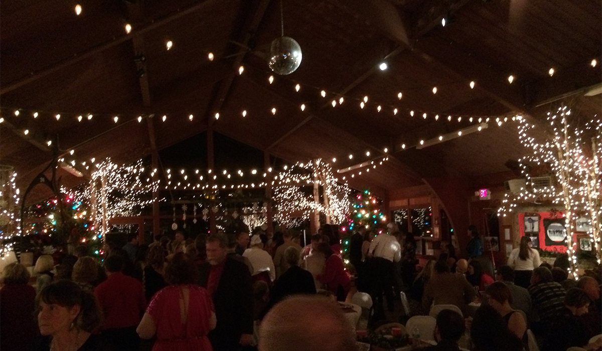 A full house celebrates the kick off of the 2014-15 ski season at the Tupper Lake Snowball Gala.
