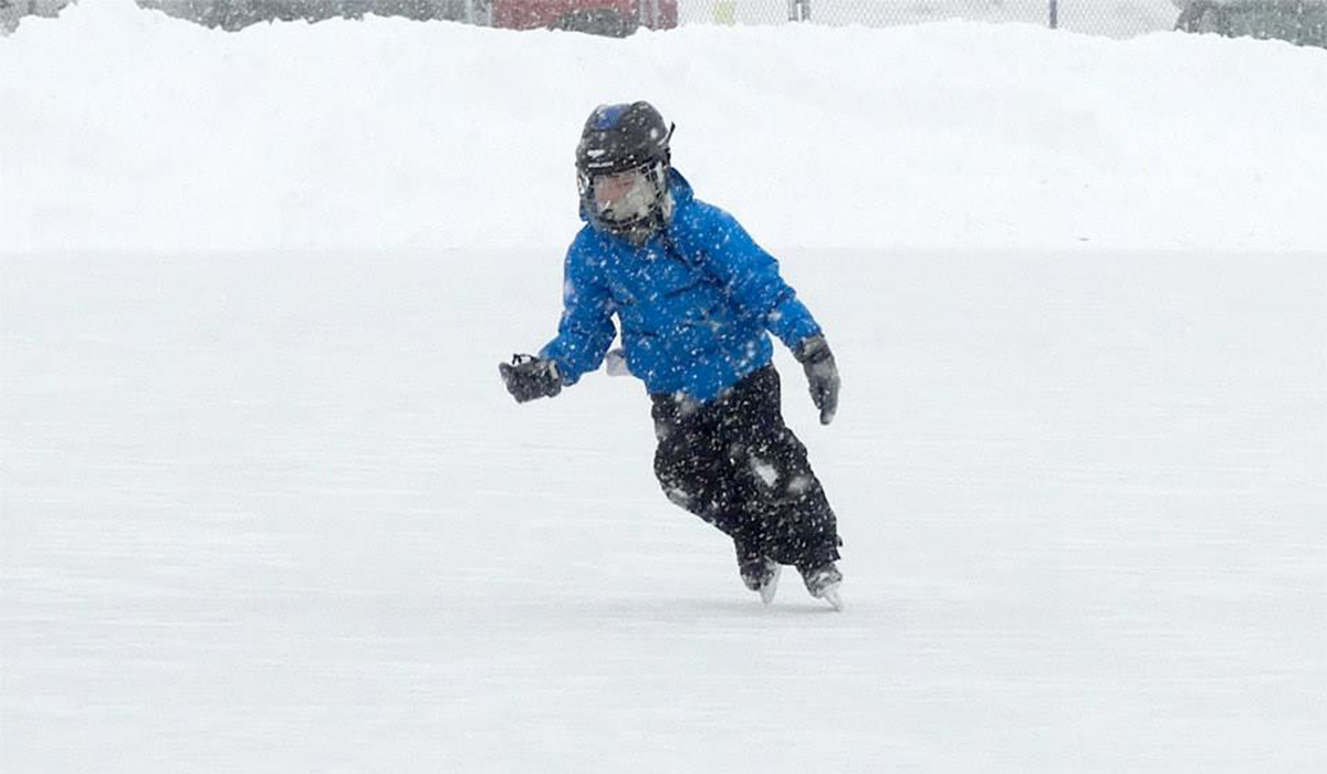 From hockey & figure skaters to those just learning the ropes, the rinks in Tupper Lake provide the perfect surface to get your skate on! (Jim "Cookie" Lanthier photo)