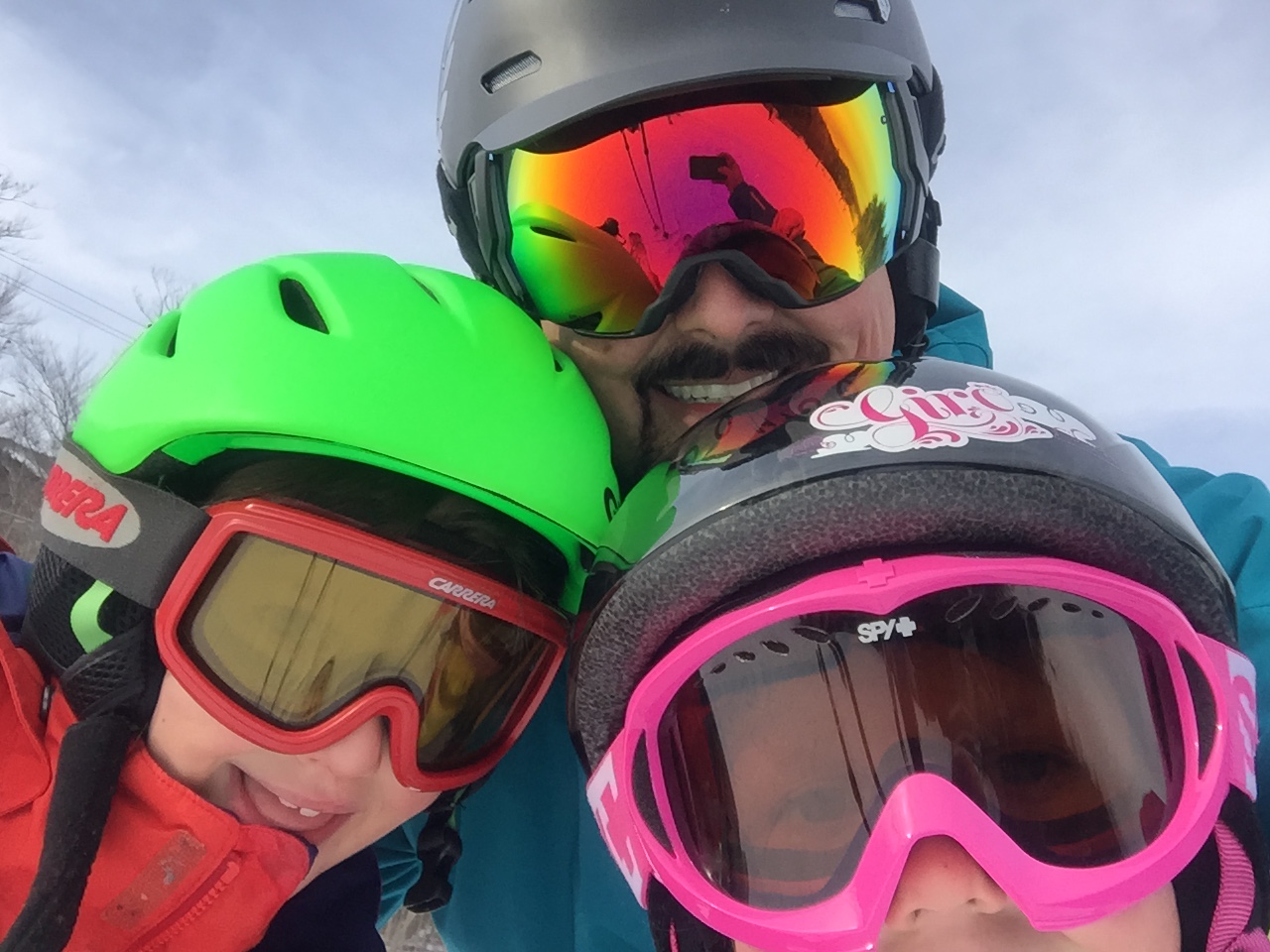 Just me and the kiddos on the best mountain in the world!