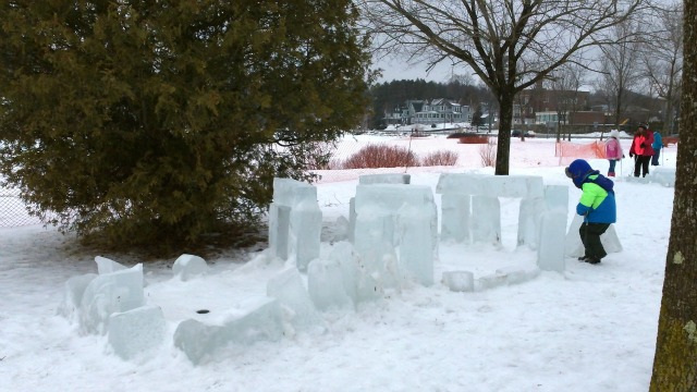 Ice Henge was a popular hole to accomplish Ice Henge was a popular hole to accomplish