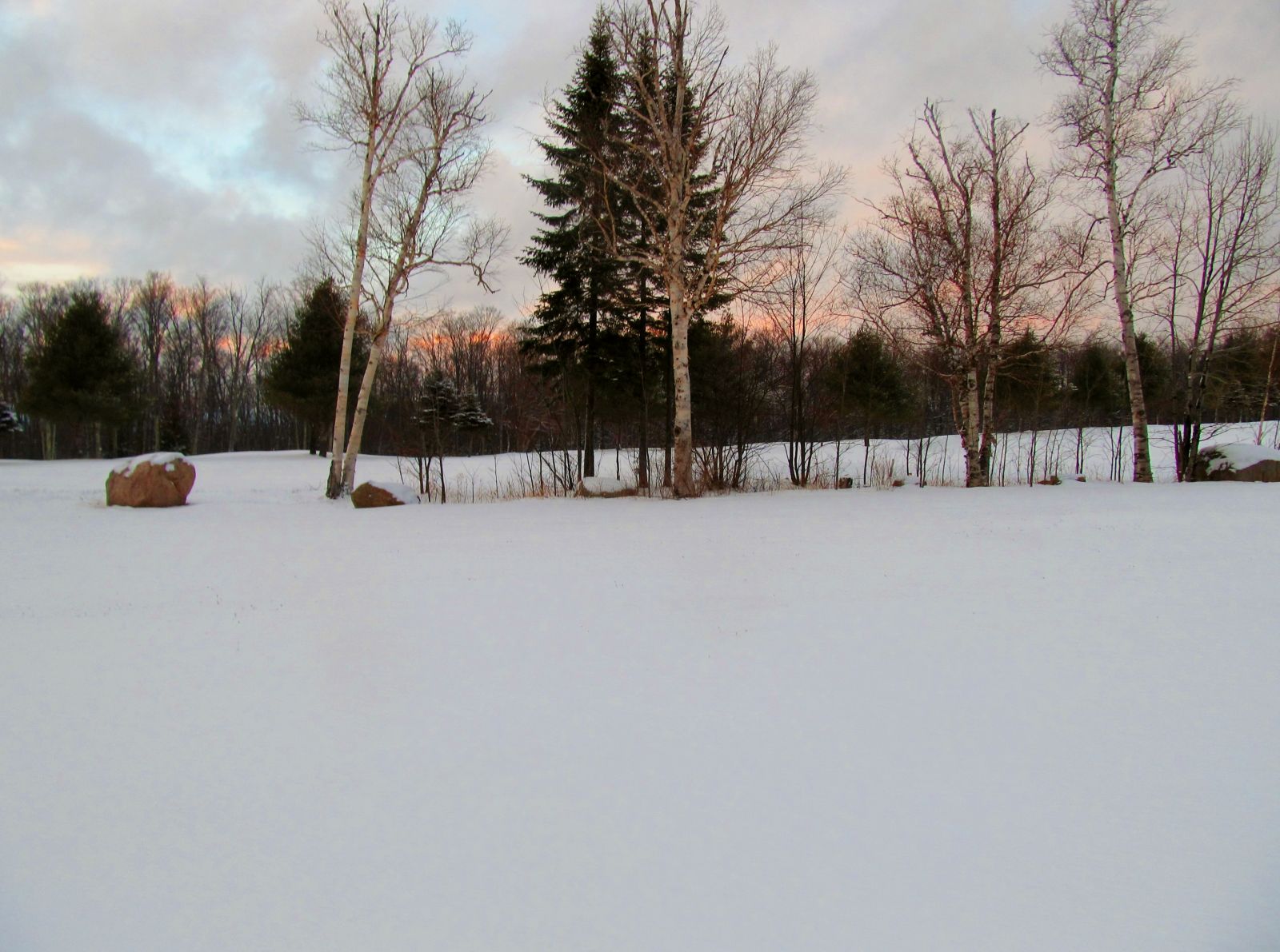 A perfect sunset ending to Jan. 1!
