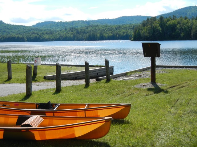 End of a beautiful day on Putnam Pond