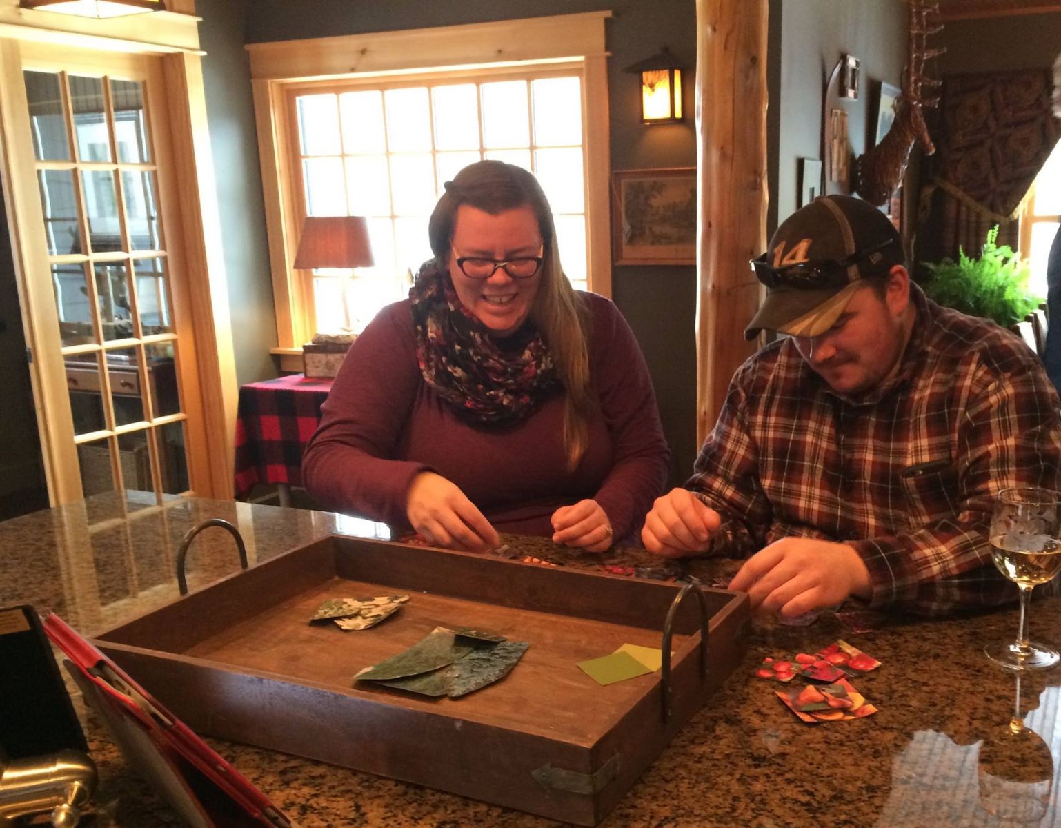 Brittany and Dustin - color sort activity, Perennia consult.