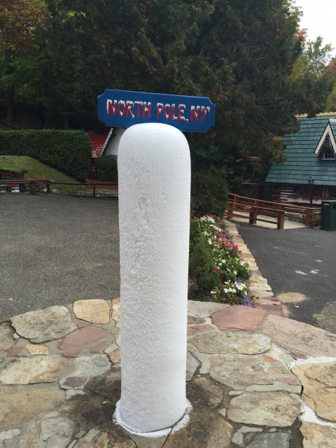 The North Pole actually stays cold all year round!
