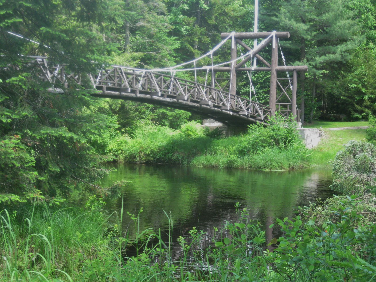 The beautiful private bridge!