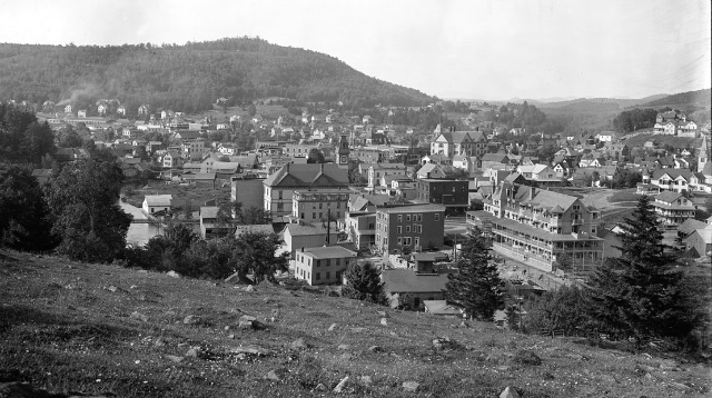 View from Blood Hill, 1902, William Henry Jackson (courtesy of Historic Saranac Lake wiki website)