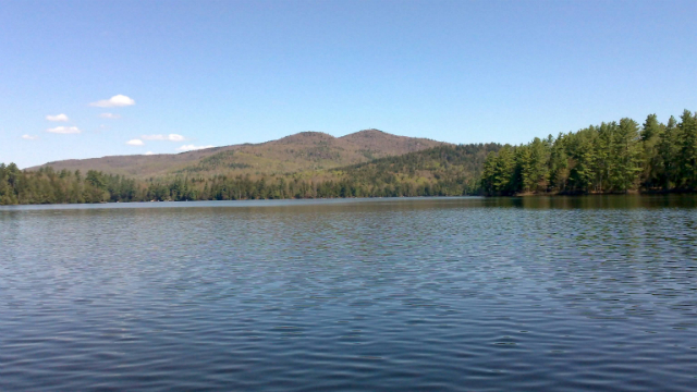 St Regis Mountain (right) seen from St Regis Pond St Regis Mountain (right) seen from St Regis Pond