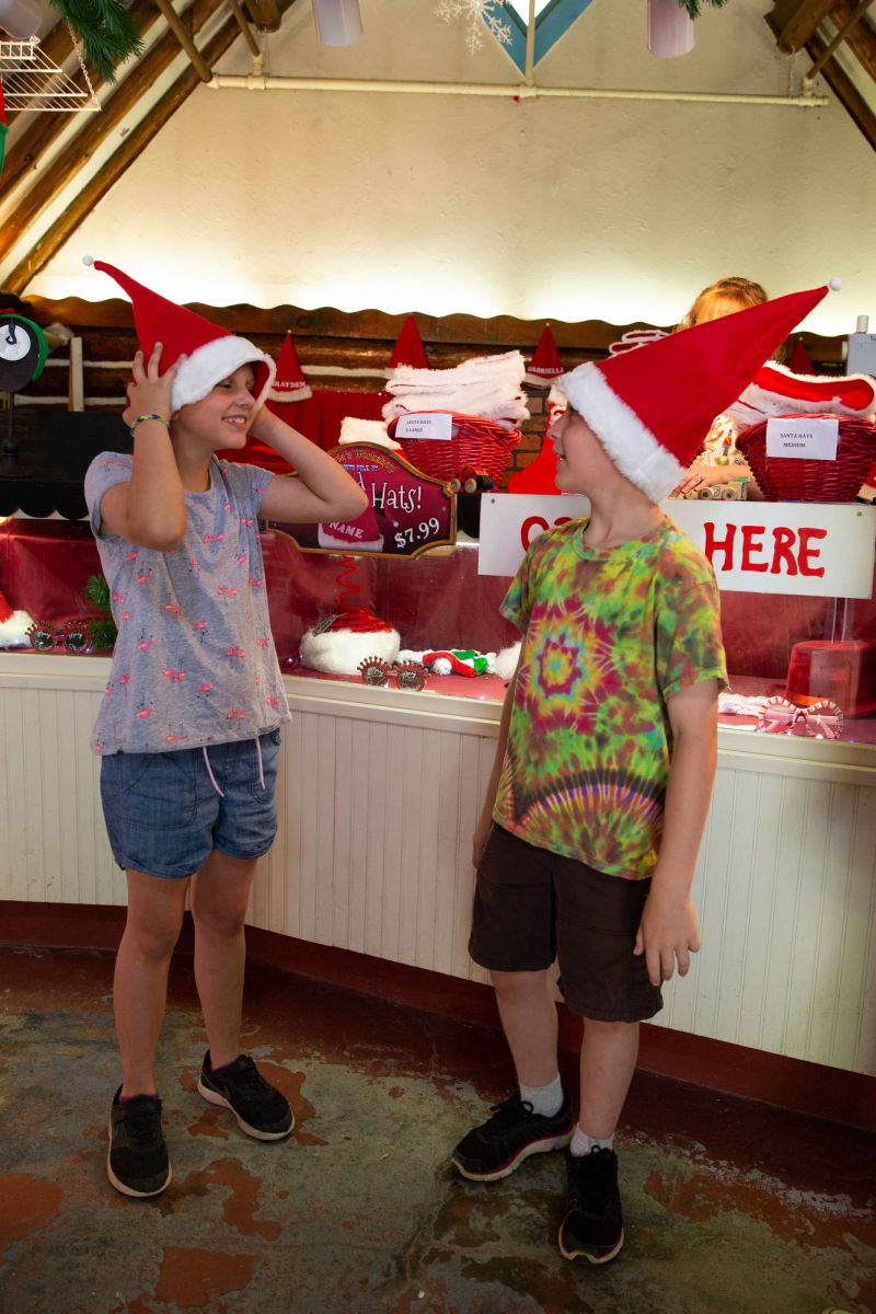 Now that they know how to make toys, it's time to be official helpers. Yeah, they're cool like that.