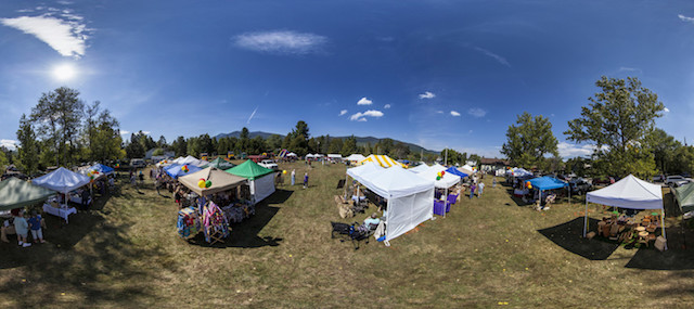 Festival getting set up. Soon, it will be full of happy people.