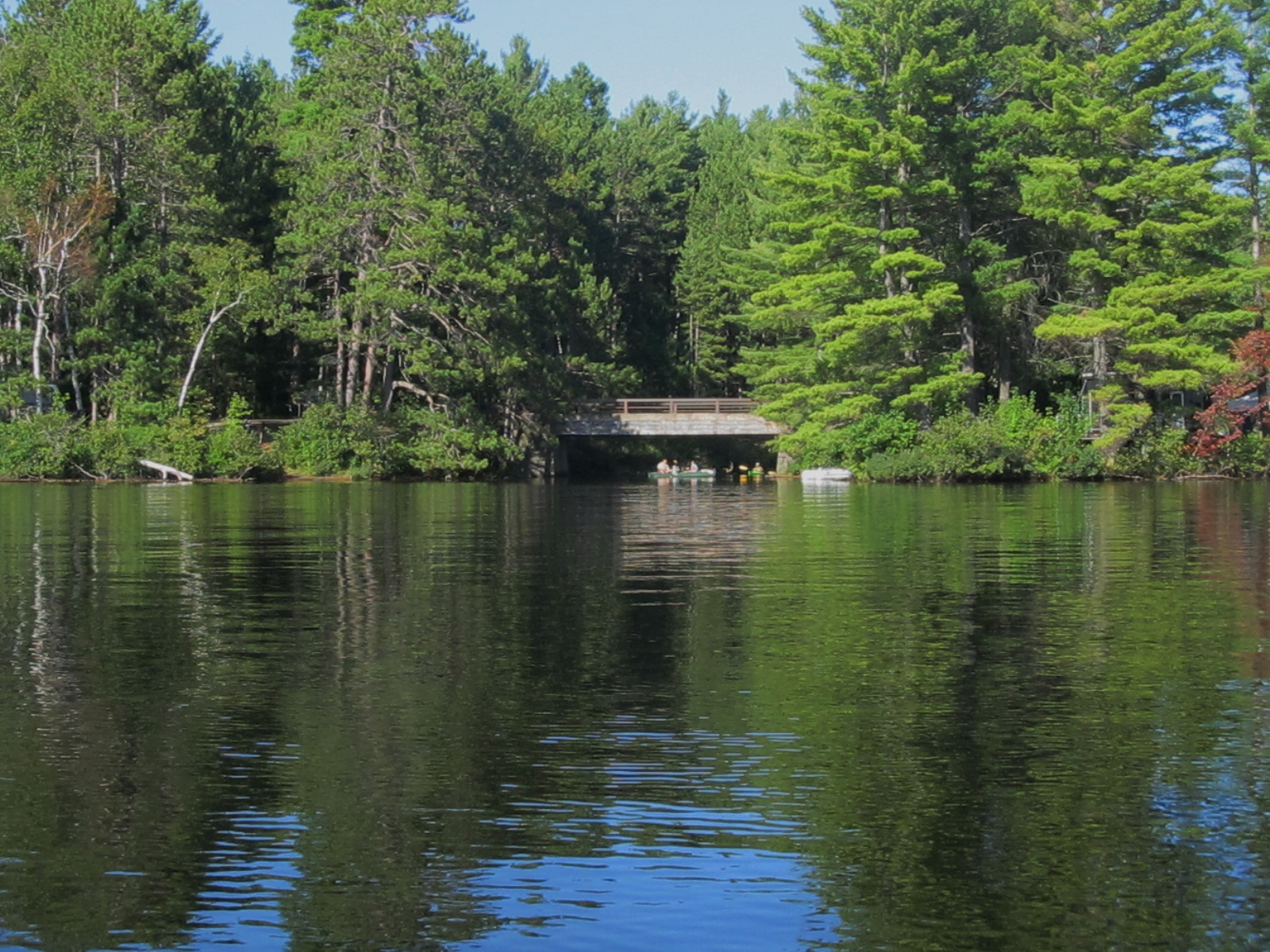 Bridge near the Fish Creek Pond boat launch