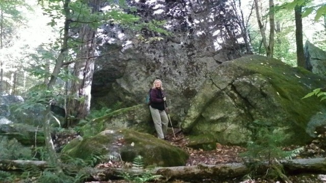 this glacial erratic on the trail to St Regis Mountain is an example of the fun that can be had, even without climbing the mountain this glacial erratic on the trail to St Regis Mountain is an example of the fun that can be had, even without climbing the mountain