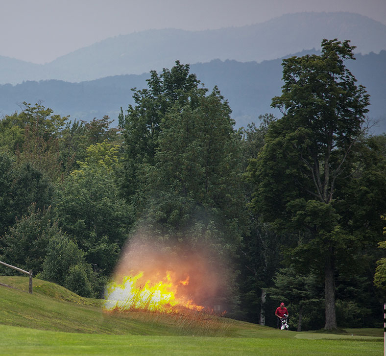 This course is hole is hot. Literally!