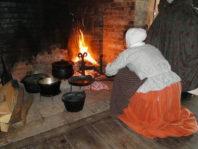 Early cooking required a lot of shuffling of the various dishes. No wonder stew was so popular.