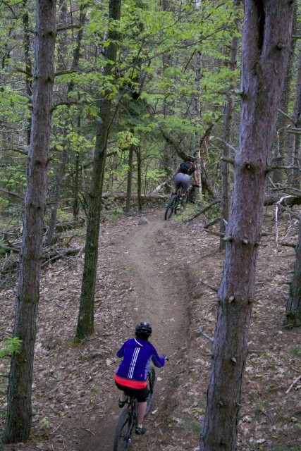 Descending through "Twisted Pine"