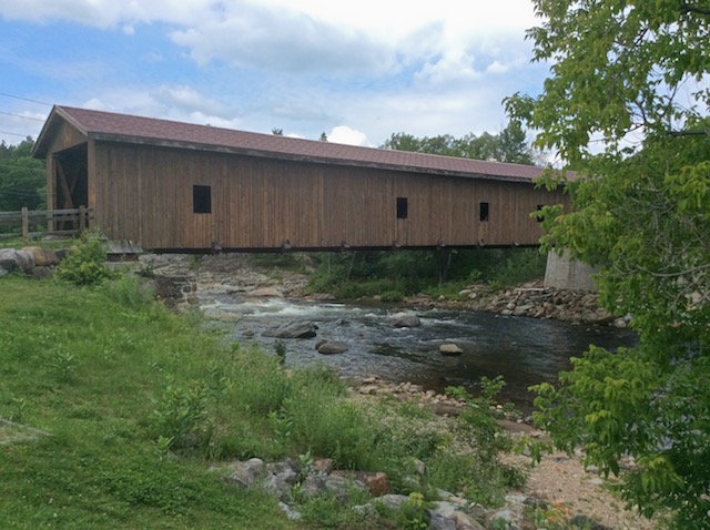 The Jay Covered Bridge in the Douglas Memorial Park.
