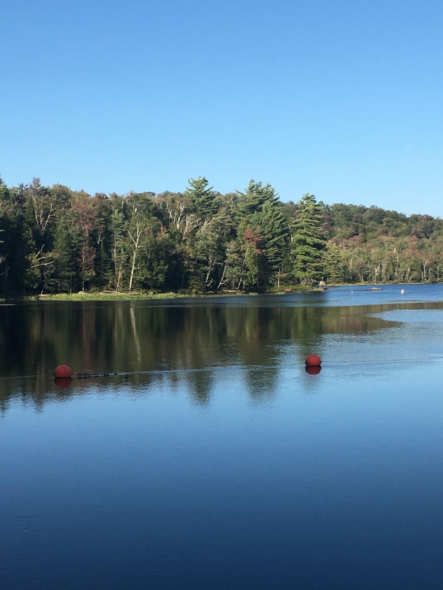 The view from Setting Pole Dam.