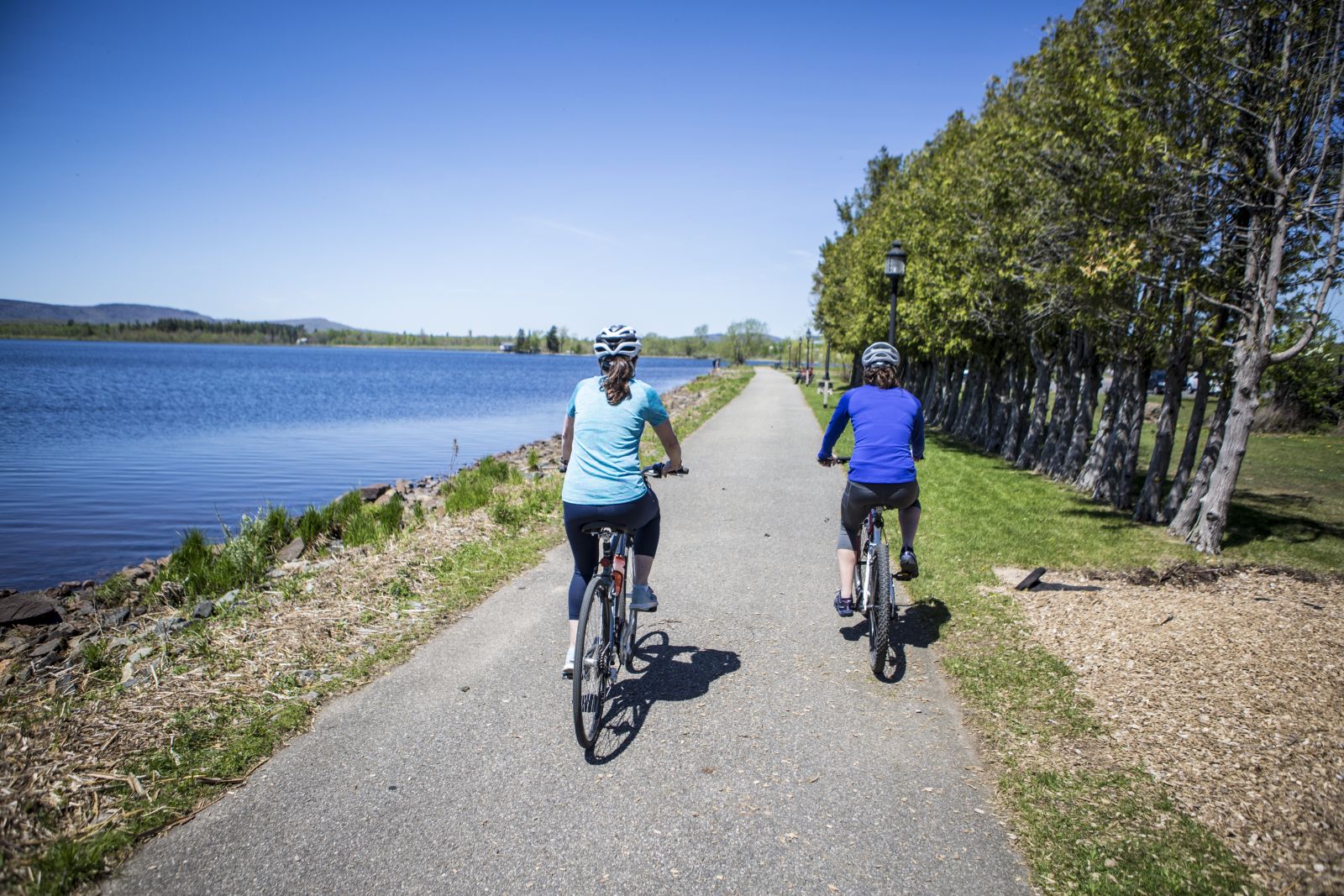 Waterfront biking!