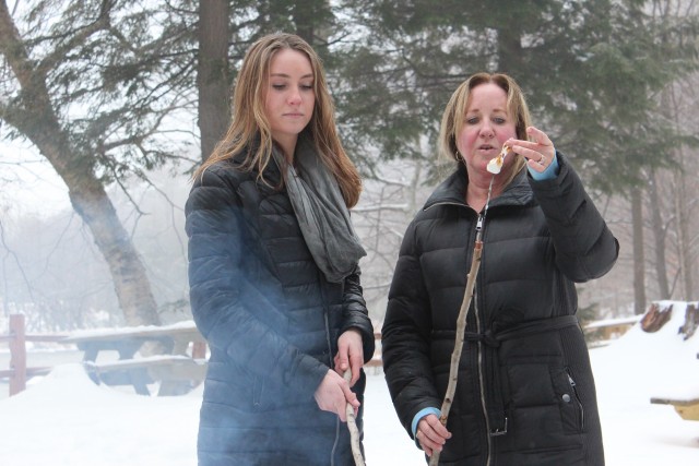Marshmallows are one of many reasons to visit High Falls Gorge this winter