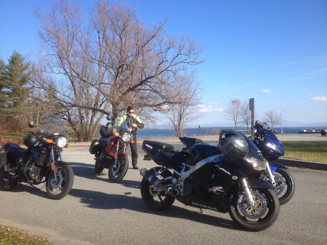 Taking a break at the Westport Boat Launch