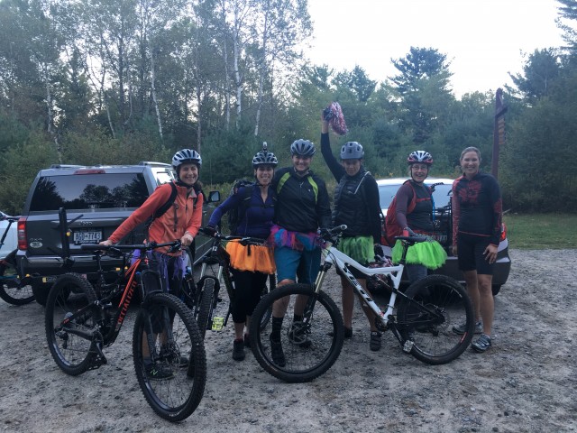 Fun is always on the mountain bike agenda!