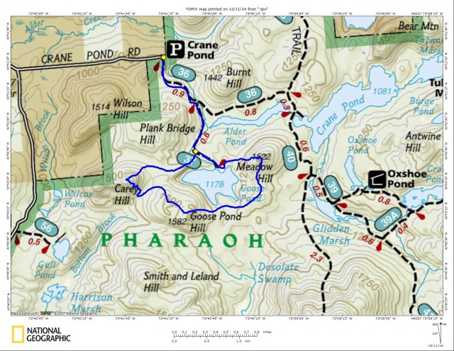 My planned route
